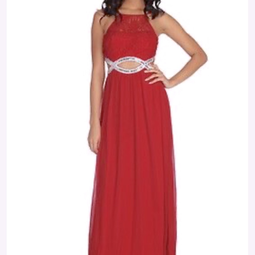 red Windsor dress size 9